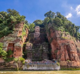 二日游 乐山大佛苏稽古镇旅游团