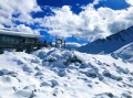 七八月份的达古冰川：在山下避暑，在山顶遇见雪