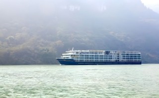 五日游，美维凯珍号游轮宜昌到重庆5天4晚游，长江三峡旅游团