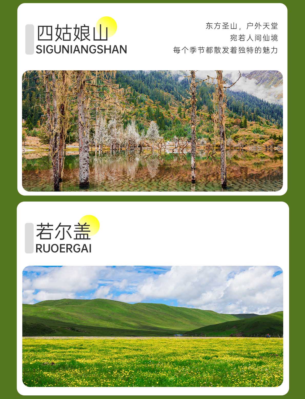 六日游,莲宝叶则+九曲+花湖+九寨沟+黄龙+四姑娘山小团纯玩,成都到九寨沟旅游团,原野自由行-第8张图片-四川省中国青年旅行社官网 四川中青旅 六日游,莲宝叶则+九曲+花湖+九寨沟+黄龙+四姑娘山小团纯玩,成都到九寨沟旅游团,原野自由行-第8张图片-四川省中国青年旅行社官网 四川中青旅