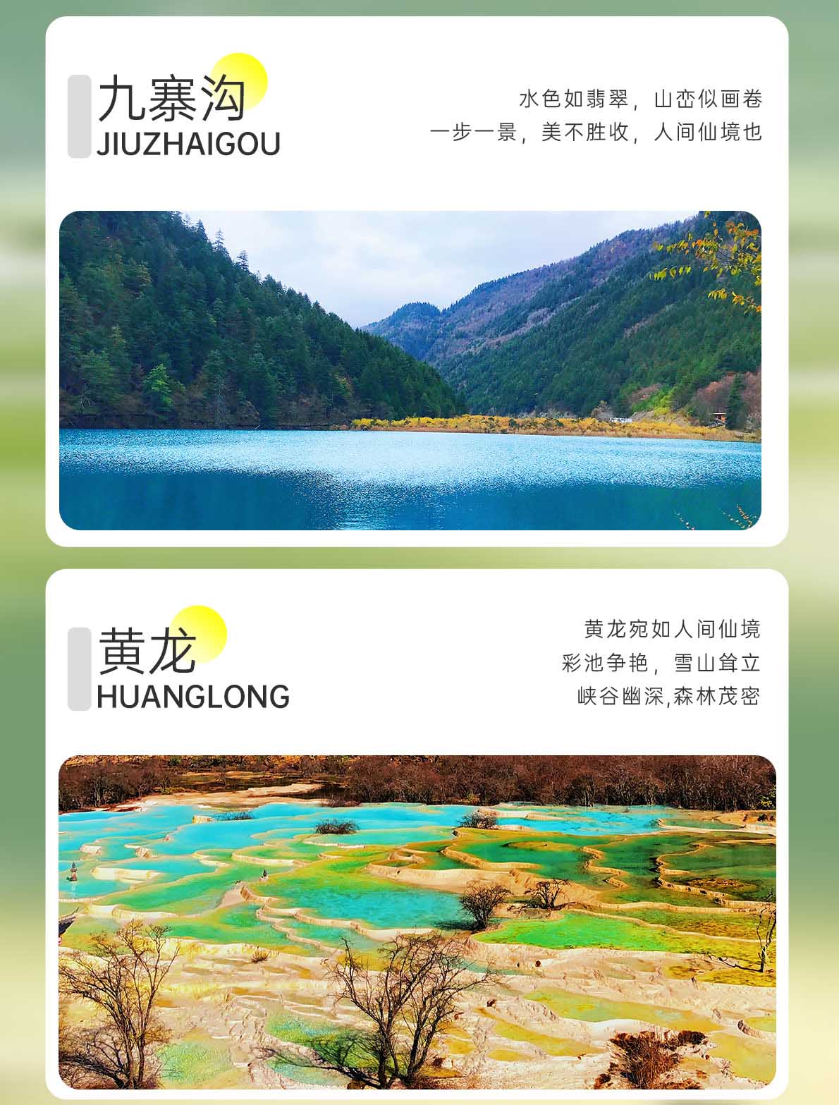 四日游,九曲黄河第一湾+花湖+爱情海+九寨沟+黄龙环线纯玩团,远方有约,成都到九寨沟旅游团-第9张图片-四川省中国青年旅行社官网 四川中青旅 四日游,九曲黄河第一湾+花湖+爱情海+九寨沟+黄龙环线纯玩团,远方有约,成都到九寨沟旅游团-第9张图片-四川省中国青年旅行社官网 四川中青旅