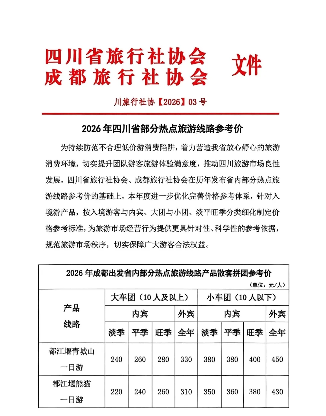 2026年四川省部分热点旅游线路参考价-第1张图片-四川省中国青年旅行社官网 四川中青旅 2026年四川省部分热点旅游线路参考价-第1张图片-四川省中国青年旅行社官网 四川中青旅